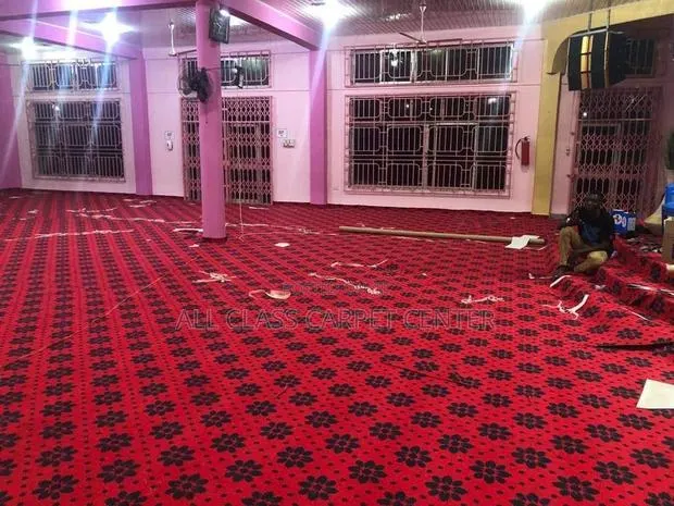 Heavy Red Wine Industrial Floor Carpet for Church and Offices · Photo 1