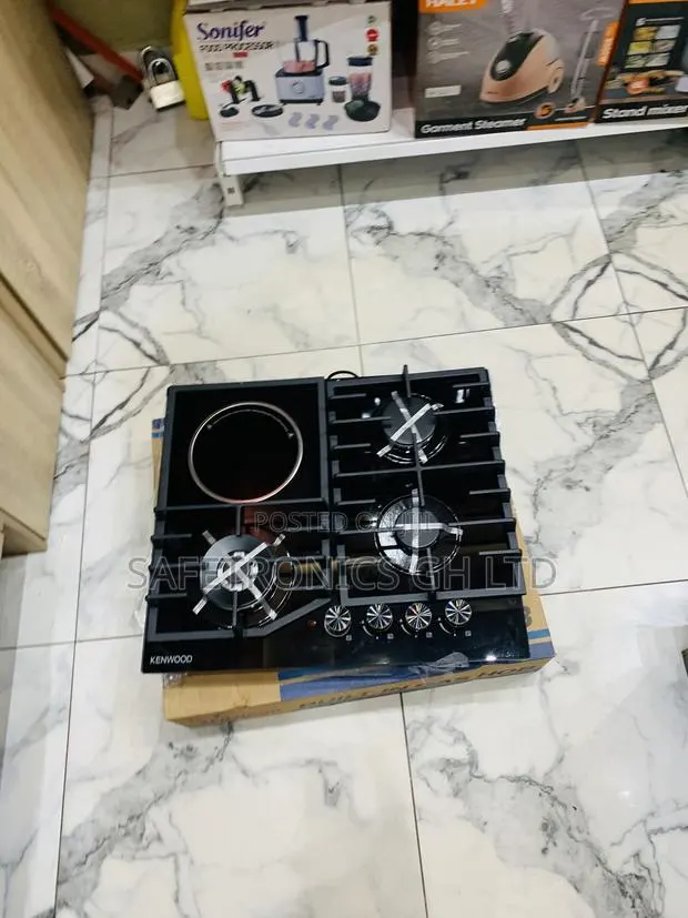 Newly Bulky < Kenwood Inbuilt 60cm 3 Gas 1 Electric Black · Photo 1
