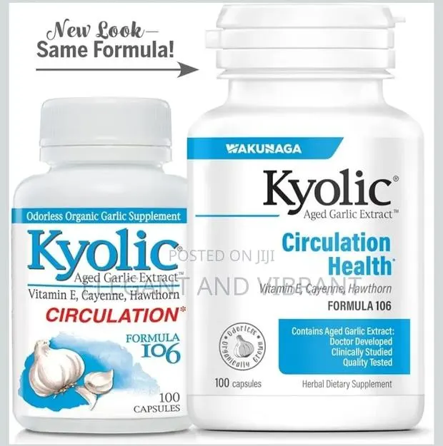 Kyolic Aged Garlic Extract Formula 106 Circulation Health 100 Capsules · Photo 1