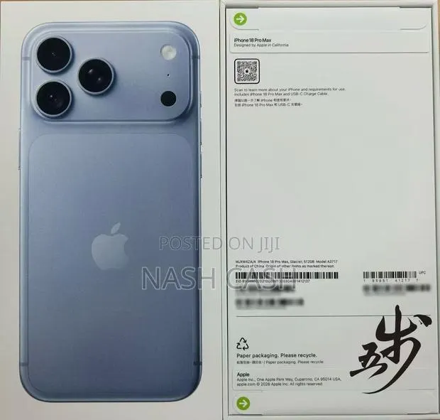 New Apple iPhone 18 Pro Max 512 GB Blue · Photo 1