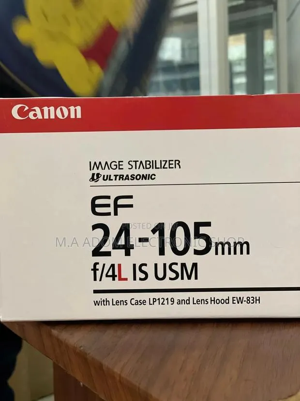 Canon Ef 24-105mm F/4l IS USM Camera Lens · Photo 1