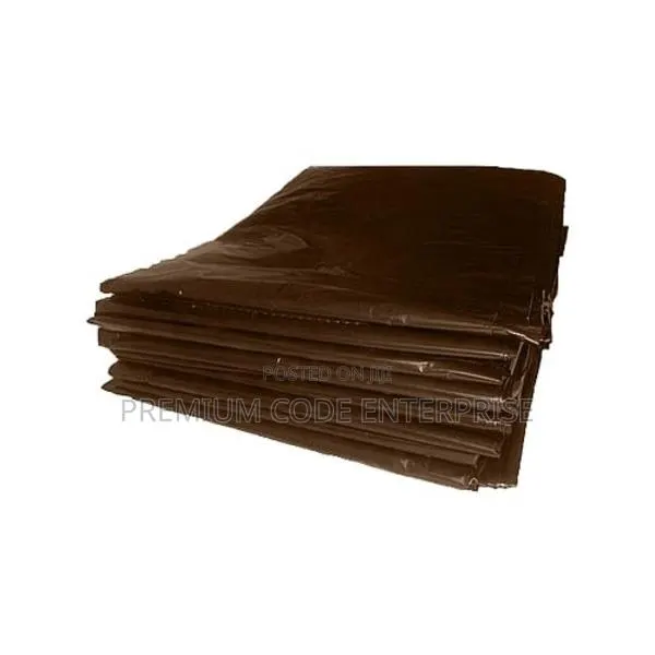 Industrial Brown Trash Bags (Large, 180 PCS/Pack) · Photo 1