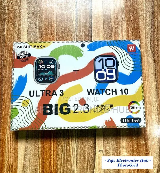 I50 Suit Couple Smart Watch (2 Watches + 7 Straps) · Photo 1