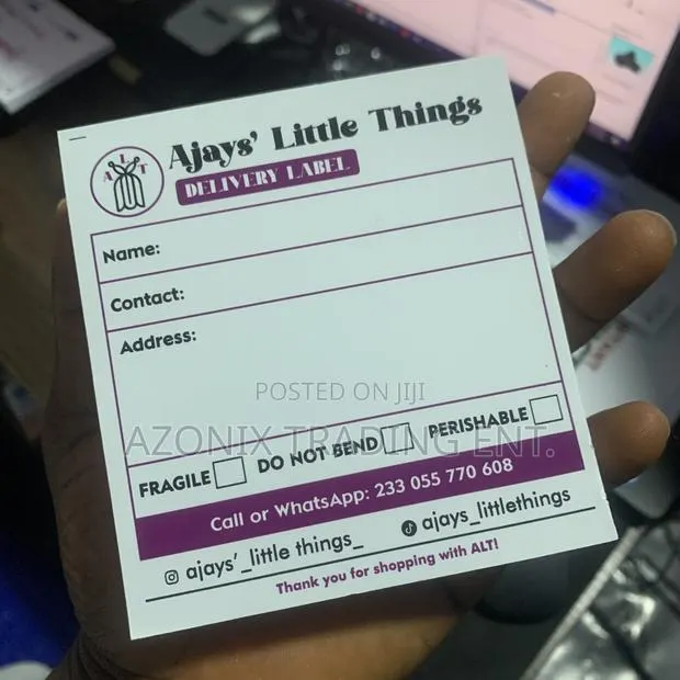 Delivery Stickers for Parcels · Photo 1