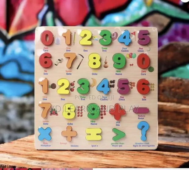 Wooden Blocks for Learning Numbers and Counting · Photo 1