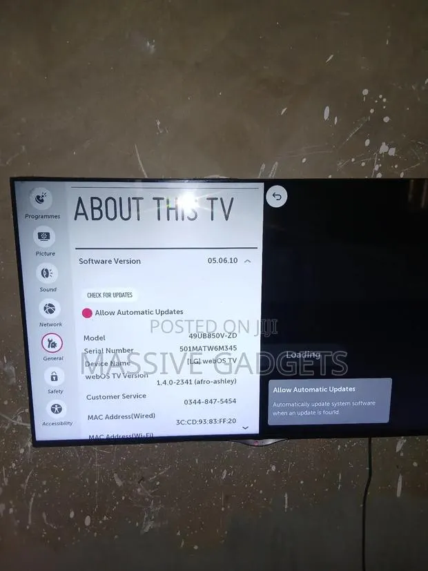 50" Lg Smart Tv · Photo 1