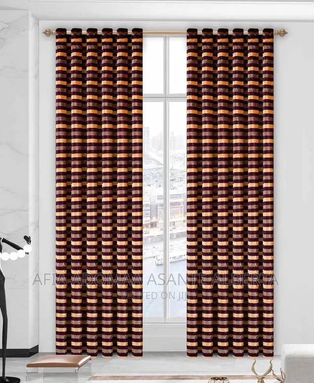 100% Cotton 2pieces Curtains · Photo 1