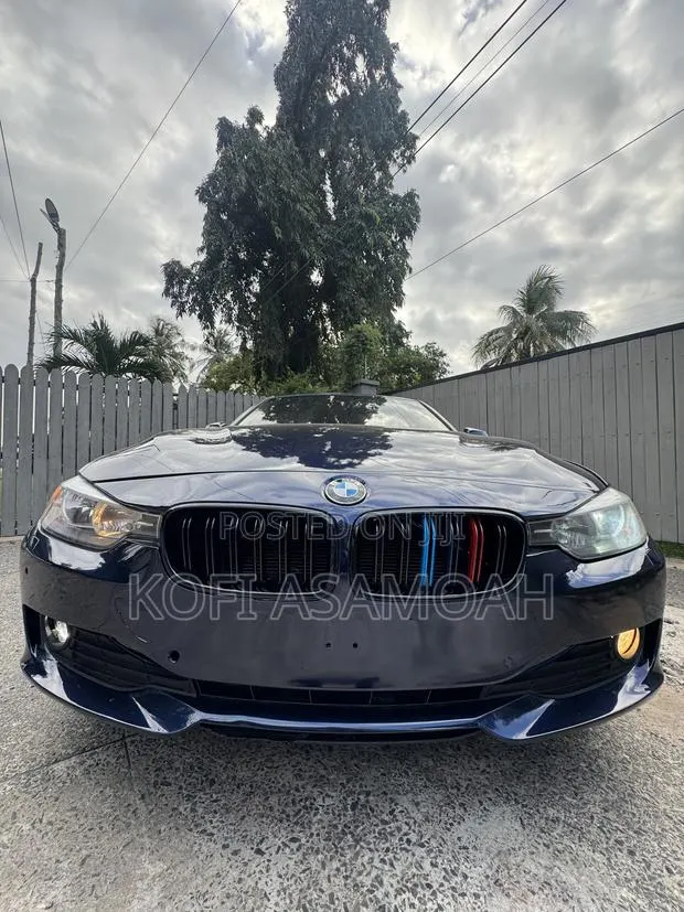 BMW 320i Sedan RWD 2015 Blue · Photo 1