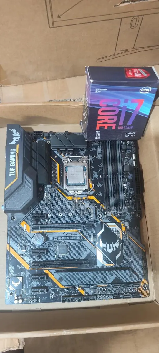 ASUS Tuf Z370 Gaming Plus With I7 Cpu · Photo 1