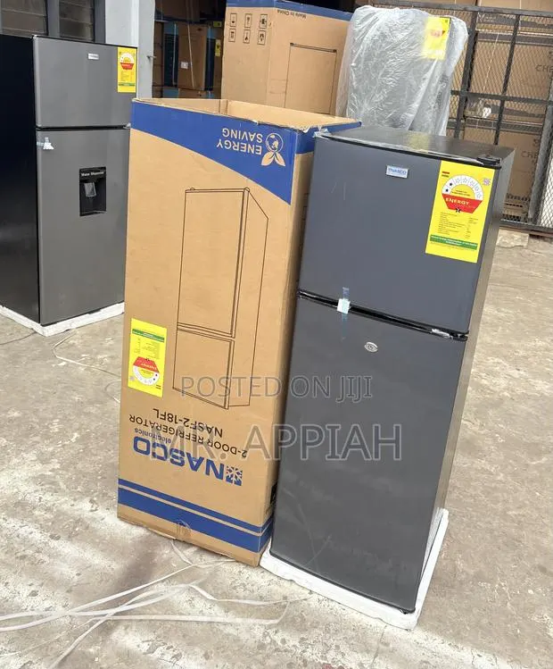 Top Mount Nasco 158Liter Electric Refrigerator(NasF2-18fl)Silver · Photo 1