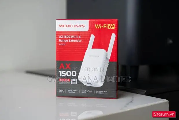 Tp-Link Mercusys Me60x Wifi 6 Ax1500. 1500mbps.2000sqft Coverage. Mesh · Photo 1