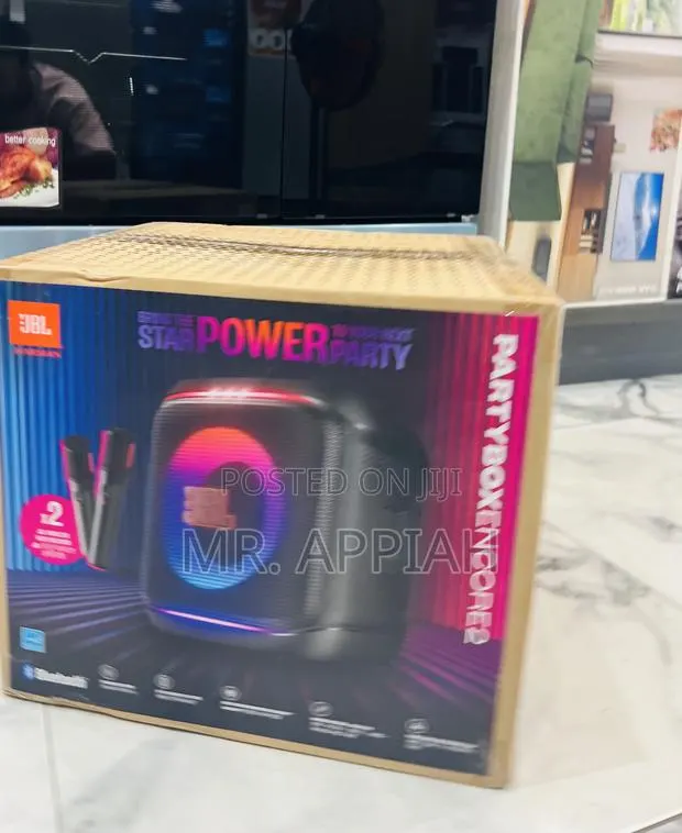High Affordable JBL Party Box Encore 2 Potable With 2 Microphones · Photo 1
