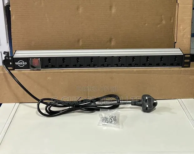 10 Way Pdu Extension Board With Surge Protector, 10-Way PDU · Photo 1