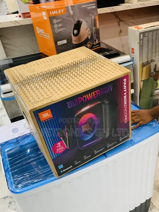 Newly Bulky JBL Partybox Encore 2 Portable Party Speaker With 2 Mics · Photo 1