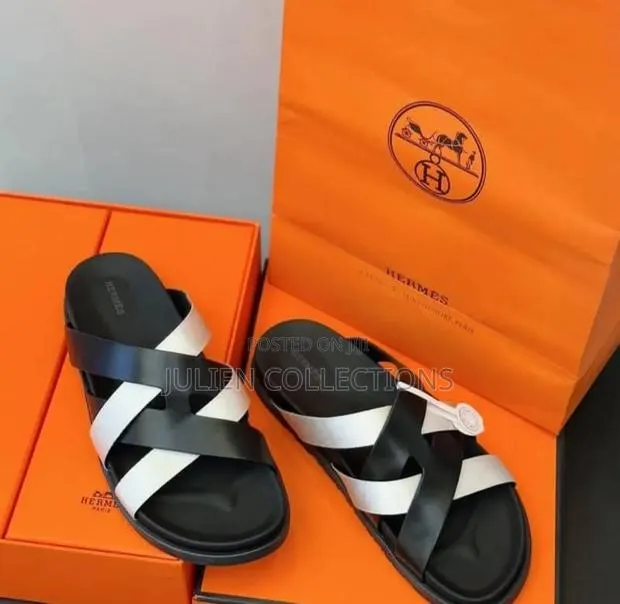 Hermes Cross Belte Black N White · Photo 1