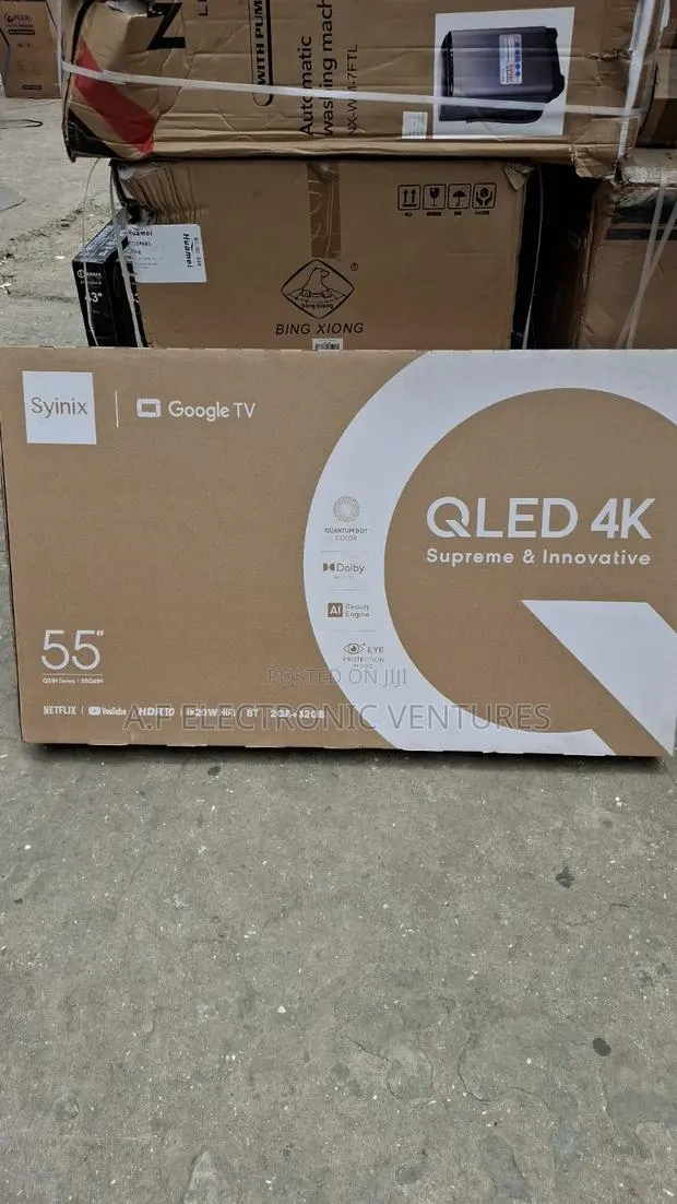 Syinix 55-Inch QLED Google Android Smart TV · Photo 1