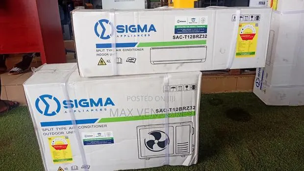 Powerful Sigma 1.5HP Air Conditioner Ready for Installation 1.5hp AC · Photo 1