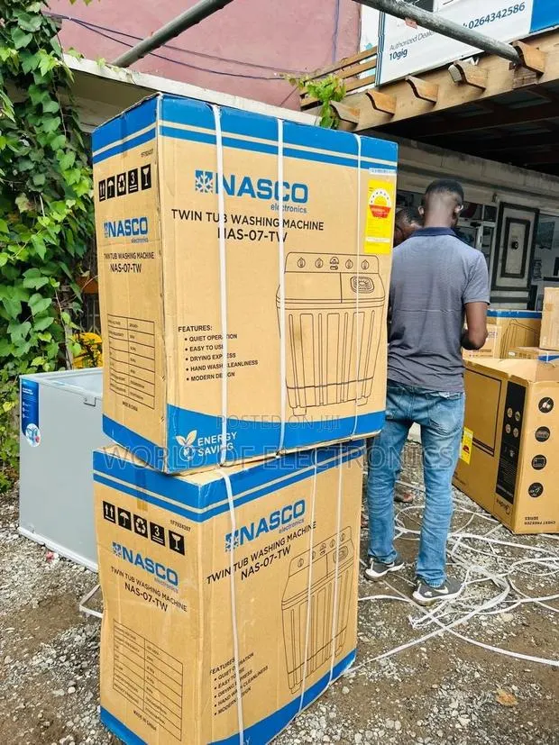 Nasco Washing Machine 7kg Tt Nas-07-Tw · Photo 1