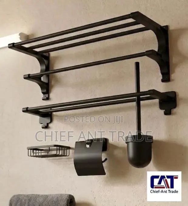 PVC Bathroom Accessories Black 505 · Photo 1