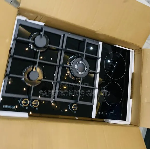Recommend Ceramic Black Kenwood 3+2 Built-in Hybrid Cooker Hob · Photo 1