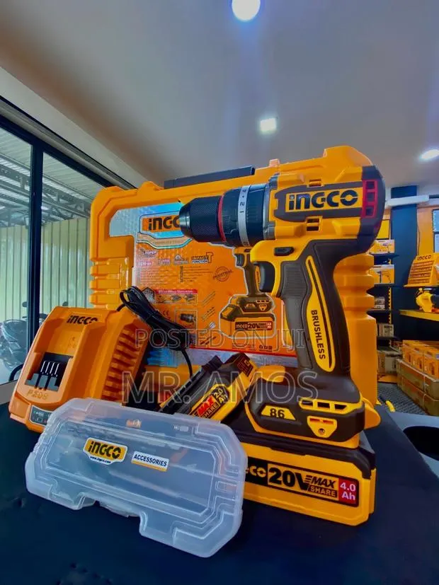 86Nm Brushless Cordless Impact Drill With 4.0Ah Battery - Cidli20868 · Photo 1