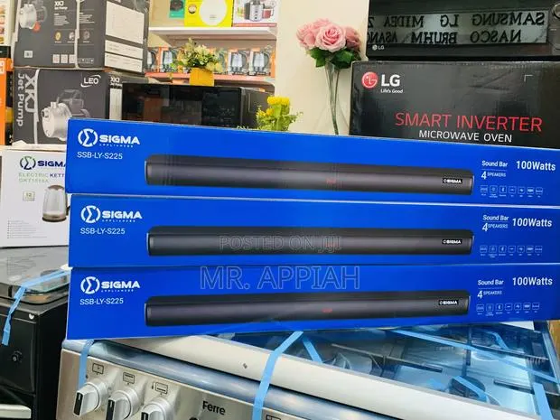 Original Sigma SSB-Ly-S225 Sound Bar 100w With Bluetooth(Black) · Photo 1