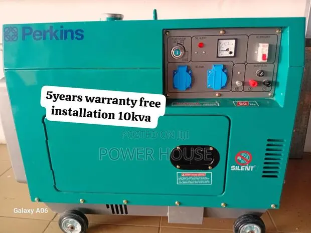 Aircool Omega Power 10kva 13000watts Perkins 10kva Diesel · Photo 1