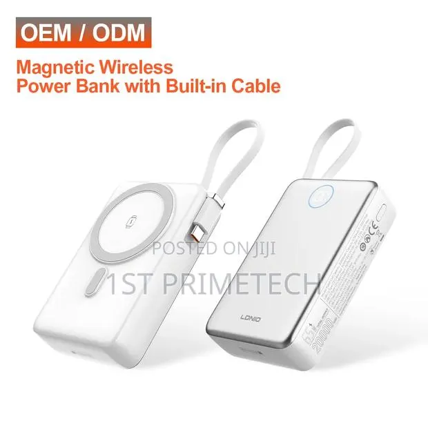 LDNIO 20,000 mAh 65W, 15W Magnetic Wireless Power Bank · Photo 1