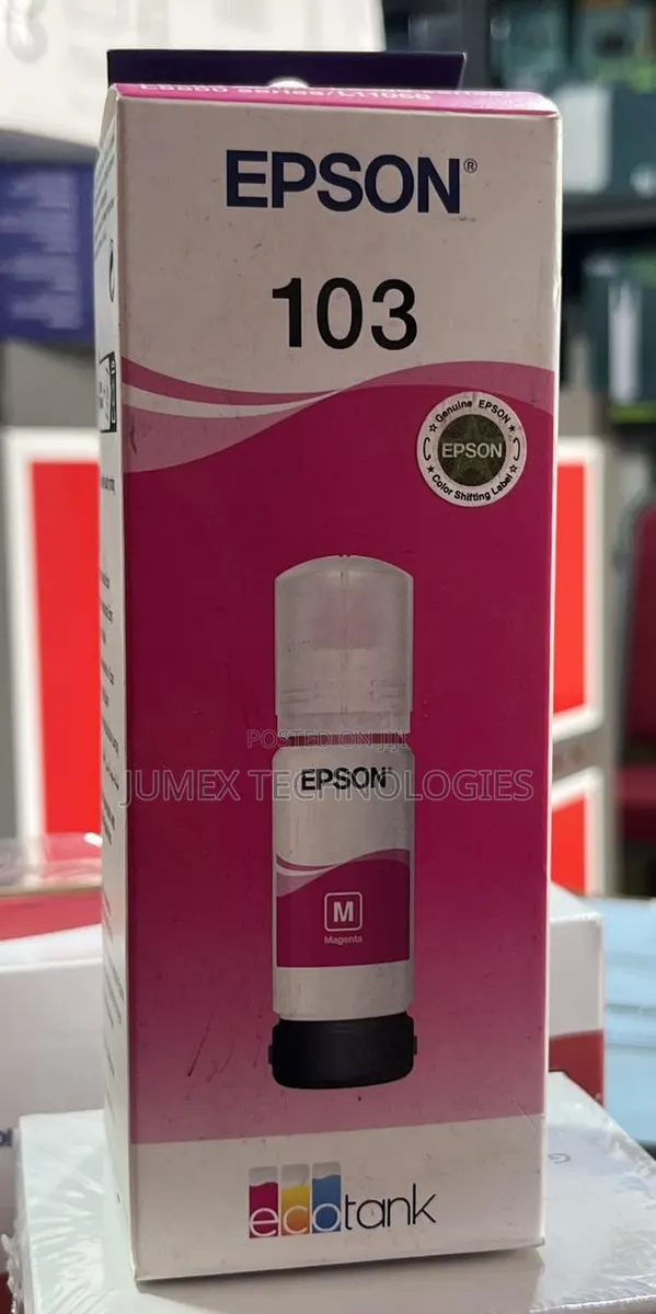 EPSON ECOTANK 103 Ink Magenta · Photo 1