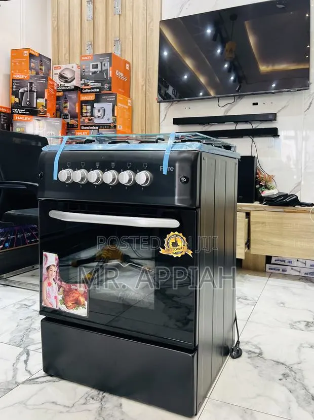 Affordable Ferre 4 Gas Burner Freestanding Gas Cooker(Black)60x60cm. · Photo 1