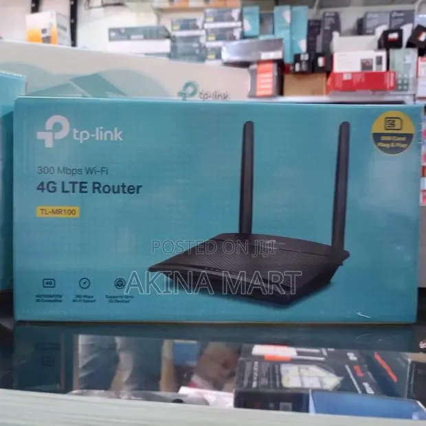 Tp Link 300mps Wifi 4g Lte Router Tl-Mr100 · Photo 1