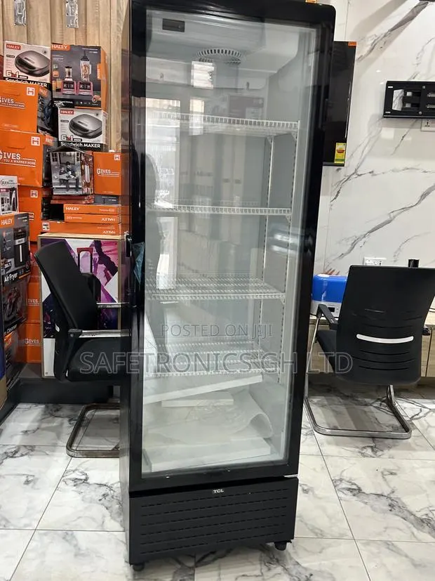 Good Chilling TCL Black Display F305scb Electric Glass Fridge · Photo 1