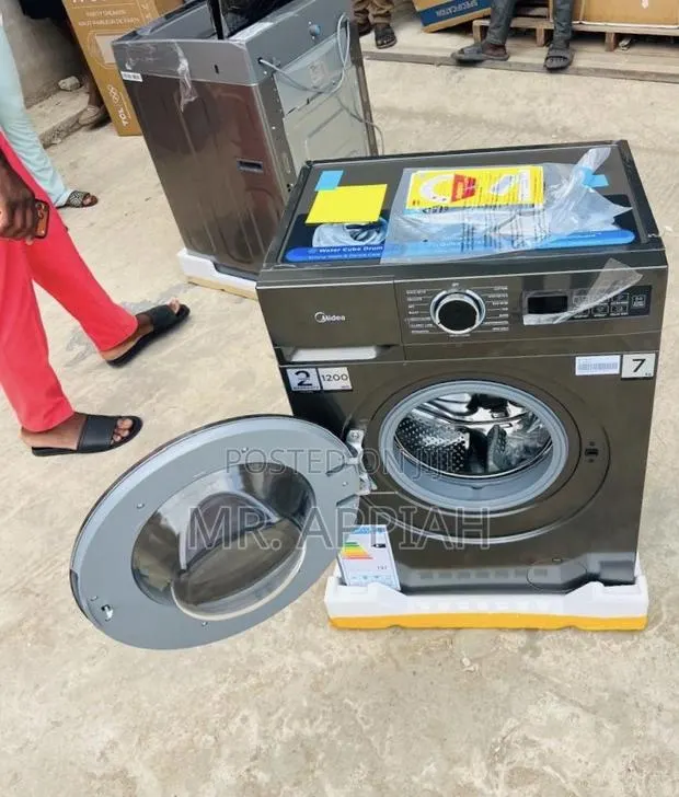 Fresh in Box Midea Mf110w70 Front Load Electric Washing Machine(Gray) · Photo 1