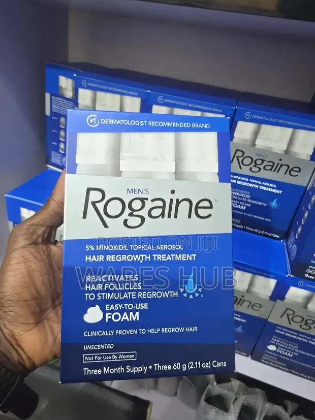 Rogaine Pack of Three Minoxidil · Photo 1
