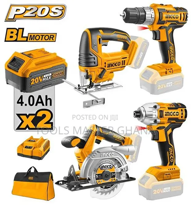 Cordless 4 Pcs Combo Kit - Ckli2010 · Photo 1