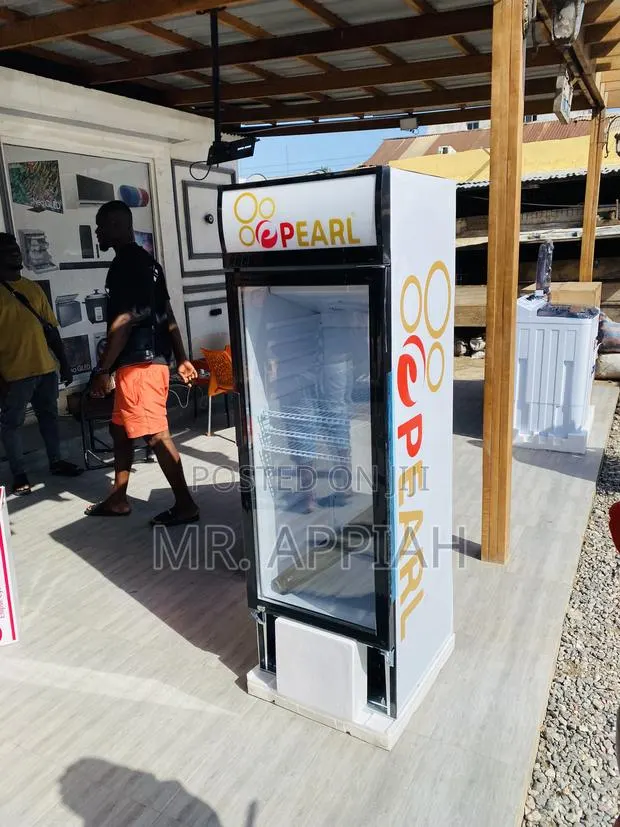 Fresh in Box Pearl PVC-316 Single Door Display Fridge. · Photo 1