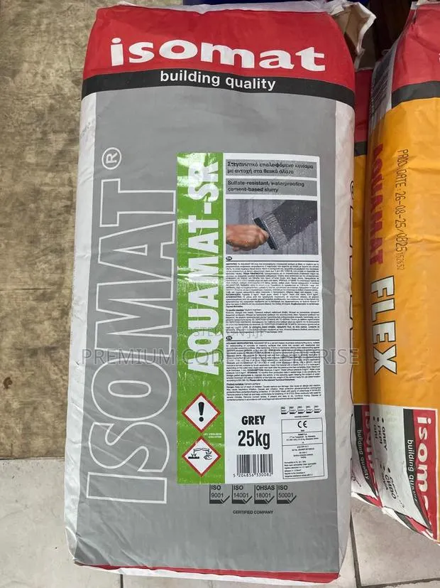 Aquamat-Sr – Sulfate-Resistant Waterproofing Cement-Based Slurry, 25kg · Photo 1