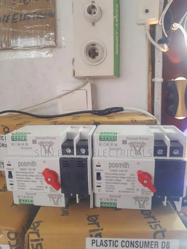 Saq5 125a 2pole Dual Power Automatic Transfer Switch · Photo 1
