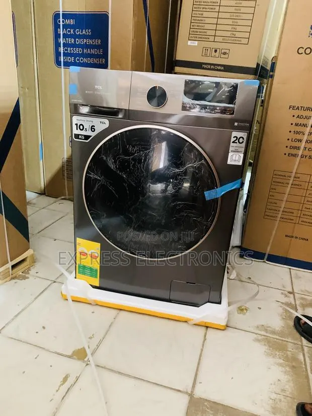 Zealous Sleek Grey Dark TCL-front Load Washer10.5KG Dryer-6kgs-C211wdg · Photo 1