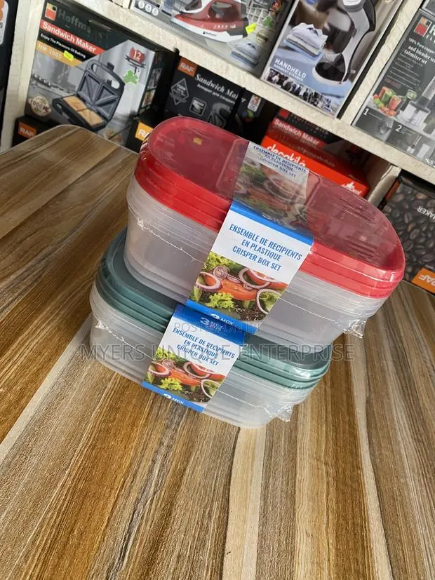 3pcs Clear Food Storage Containers · Photo 1