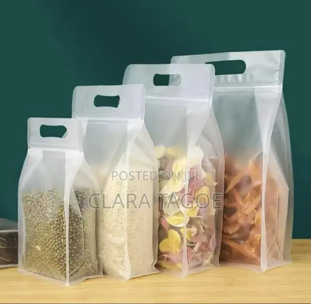 Ziplock Pouches for Packaging Grains: Gari, Rice, Etc · Photo 1