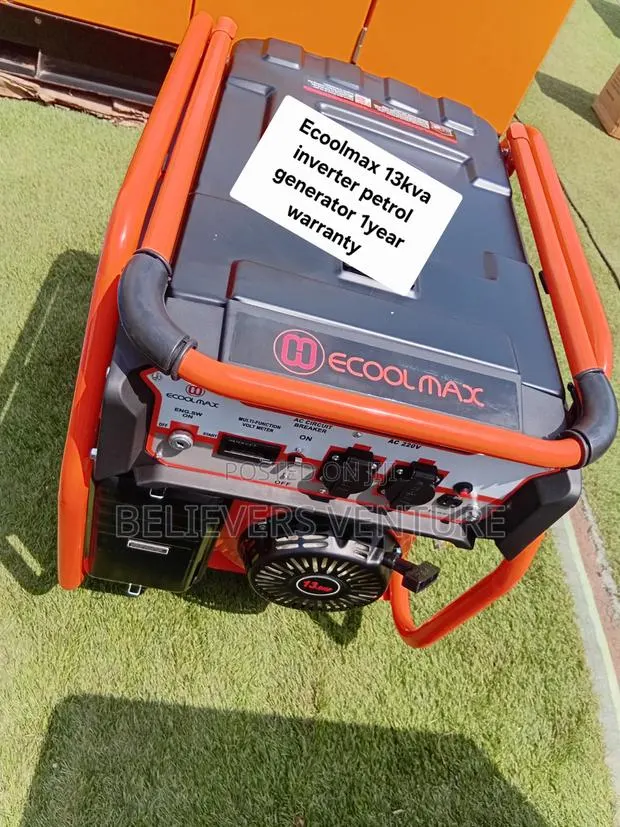 Ecoolmax 13kVA Petrol Generator – Strong Power, Smooth Performance · Photo 1