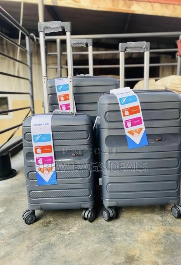 Premium Quality Compass 3set 27inches Anticrack Traveling Bag. · Photo 1