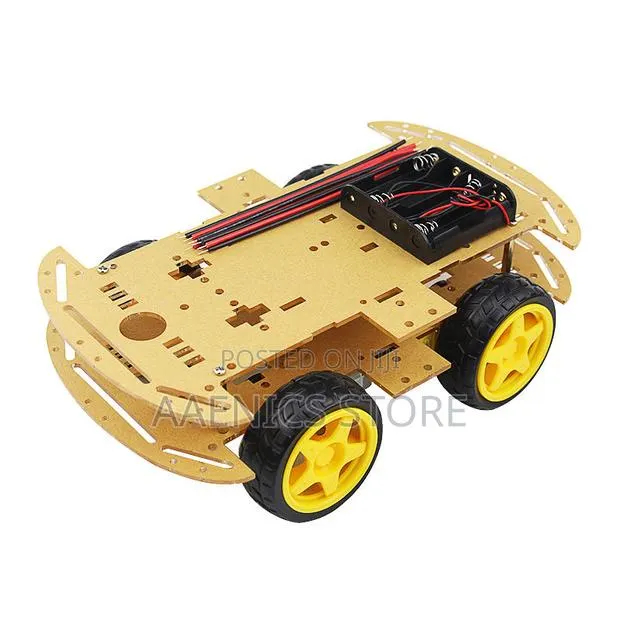 4wd Smart Robot Car Chassis With Gear Motors. · Photo 1