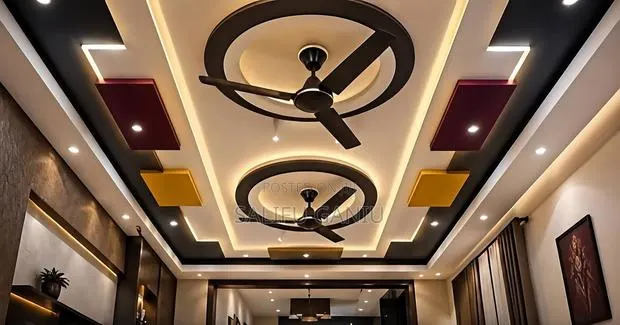 Only Fastened Ceiling Design · Photo 1