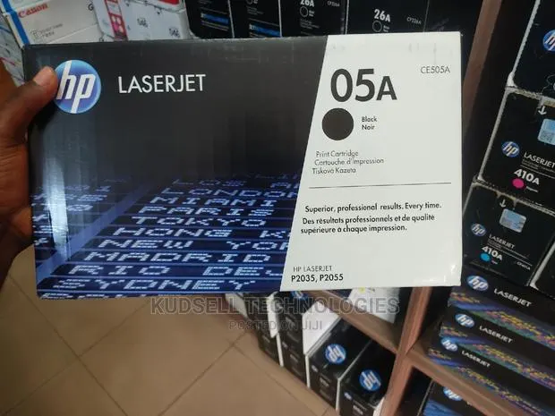 HP 05A Black Original Laserjet Toner Cartridge, CE505A · Photo 1
