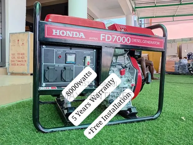 7.0kva Honda Diesel Powered Generator 7.0kva Fuel Savour · Photo 1
