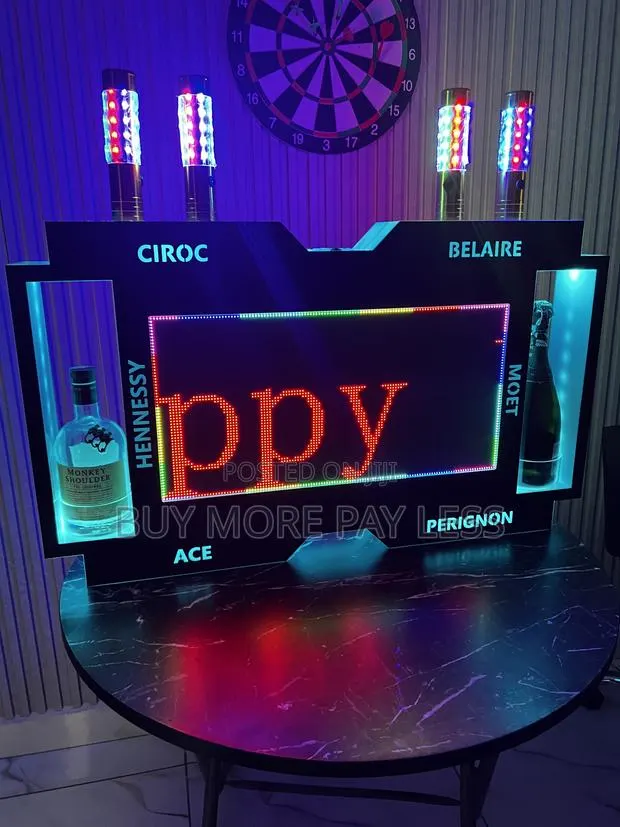Programmable LED VIP Bottle Presenter Sign Board · Photo 1
