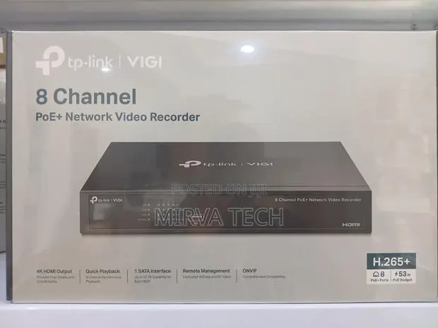 Tp Link Vigi 8ch Poe NVR · Photo 1