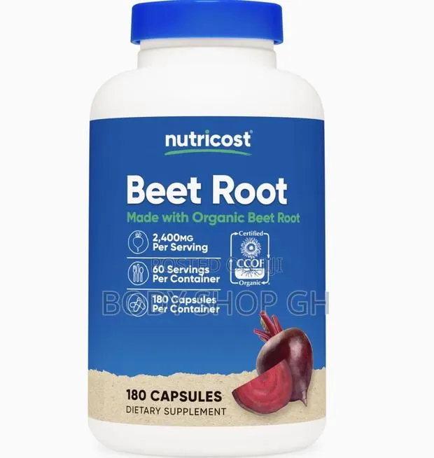 Beet Root 2400mg, 180 Capsules - Ccof Certified / Organic Beet Root · Photo 1